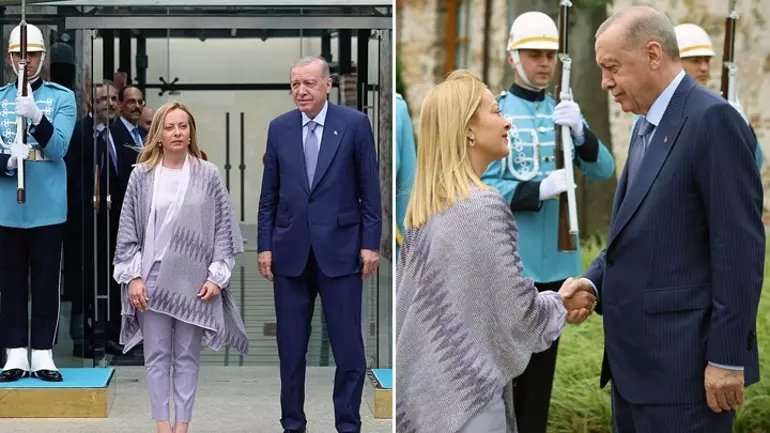 Türkiye – İtalya – Libya zirvesi | Cumhurbaşkanı Erdoğan, Meloni ve Dibeybe ile görüştü.